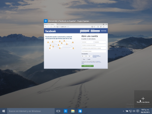 Nuevo escritorio Windows 10