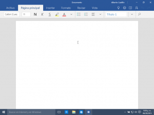 Word Windows 10